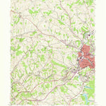 United States Geological Survey Washington West, PA (1954, 24000-Scale) digital map