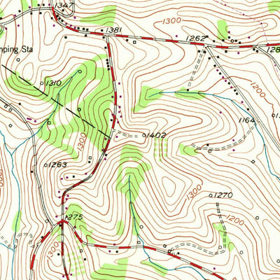 United States Geological Survey Washington West, PA (1954, 24000-Scale) digital map