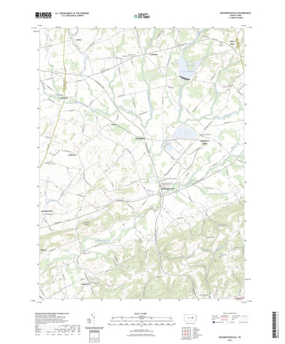 United States Geological Survey Washingtonville, PA (2023, 24000-Scale) digital map