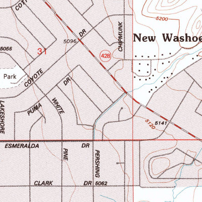 United States Geological Survey Washoe City, NV (1994, 24000-Scale) digital map