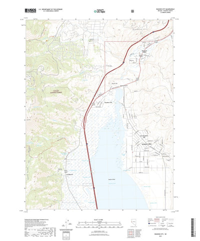 United States Geological Survey Washoe City, NV (2021, 24000-Scale) digital map