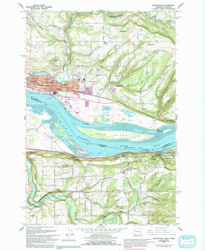 United States Geological Survey Washougal, WA-OR (1961, 24000-Scale) digital map