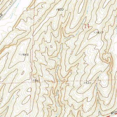 United States Geological Survey Washtucna North, WA (1972, 24000-Scale) digital map
