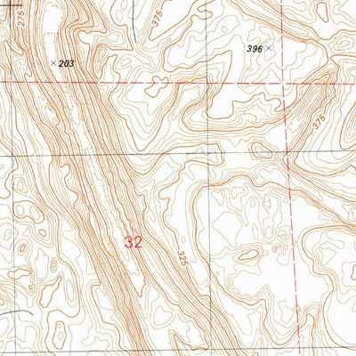 United States Geological Survey Washtucna South, WA (1981, 24000-Scale) digital map