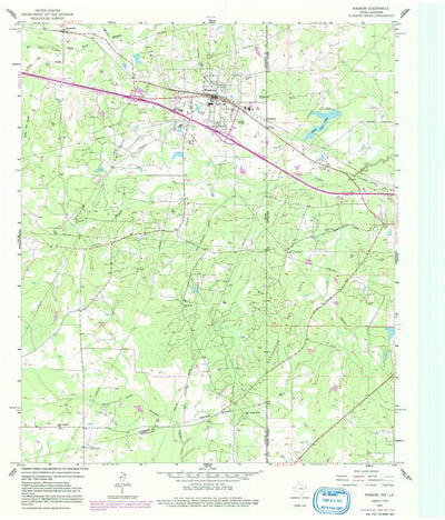 United States Geological Survey Waskom, TX-LA (1962, 24000-Scale) digital map