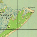 United States Geological Survey Wassaw Sound, GA (1945, 62500-Scale) digital map