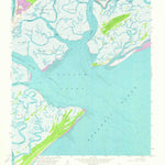 United States Geological Survey Wassaw Sound, GA (1957, 24000-Scale) digital map