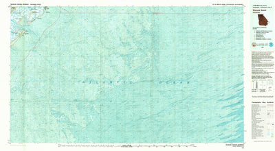 United States Geological Survey Wassaw Sound, GA (1980, 100000-Scale) digital map