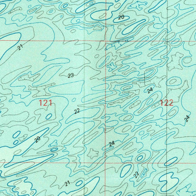 United States Geological Survey Wassaw Sound, GA (1980, 100000-Scale) digital map