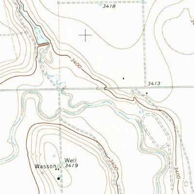 United States Geological Survey Wasson, TX (1965, 24000-Scale) digital map