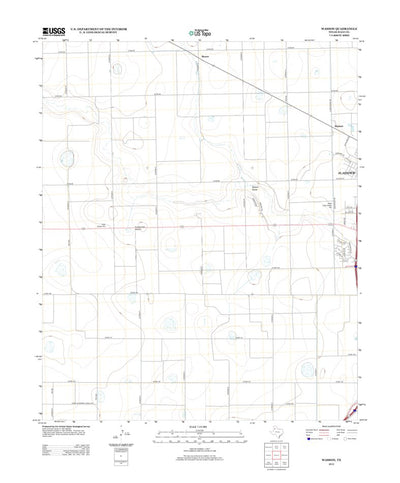 United States Geological Survey Wasson, TX (2012, 24000-Scale) digital map