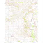 United States Geological Survey Wasta NW, SD (1954, 24000-Scale) digital map