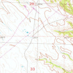 United States Geological Survey Wasta NW, SD (1954, 24000-Scale) digital map