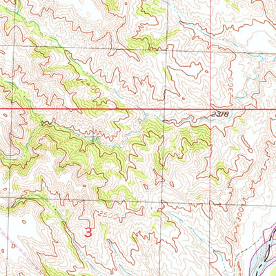 United States Geological Survey Wasta NW, SD (1954, 24000-Scale) digital map