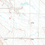 United States Geological Survey Wasta SE, SD (1954, 24000-Scale) digital map