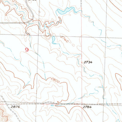 United States Geological Survey Wasta SE, SD (1954, 24000-Scale) digital map