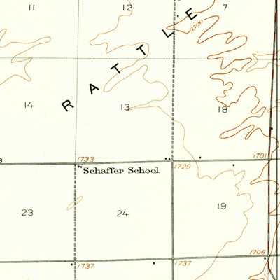 United States Geological Survey Wastucnahtucna, WA (1923, 62500-Scale) digital map