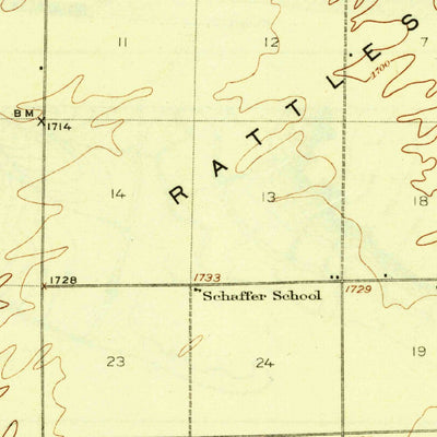 United States Geological Survey Wastucnahtucna, WA (1925, 62500-Scale) digital map