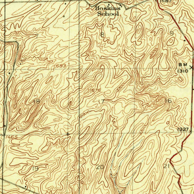United States Geological Survey Wastucnahtucna, WA (1925, 62500-Scale) digital map