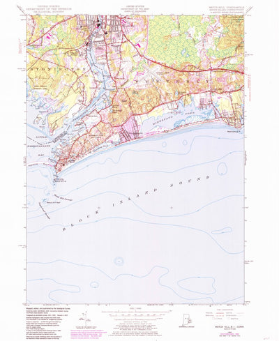 United States Geological Survey Watch Hill, RI-CT-NY (1953, 24000-Scale) digital map