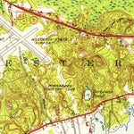United States Geological Survey Watch Hill, RI-CT-NY (1953, 31680-Scale) digital map