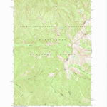 United States Geological Survey Watchtower Peak, ID-MT (1966, 24000-Scale) digital map