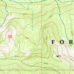 United States Geological Survey Watchtower Peak, ID-MT (1998, 24000-Scale) digital map