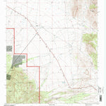 United States Geological Survey Water Canyon, NM (1995, 24000-Scale) digital map