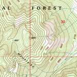 United States Geological Survey Water Canyon, NM (1995, 24000-Scale) digital map