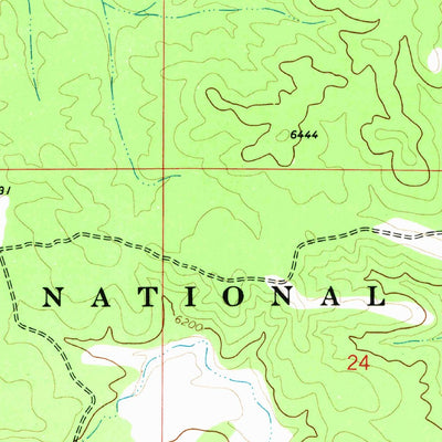 United States Geological Survey Water Canyon Peak, UT (1972, 24000-Scale) digital map