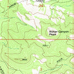 United States Geological Survey Water Canyon Peak, UT (1972, 24000-Scale) digital map