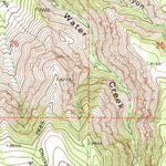 United States Geological Survey Water Creek Canyon, UT (1968, 24000-Scale) digital map