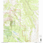 United States Geological Survey Water Creek Canyon, UT (2001, 24000-Scale) digital map