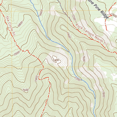 United States Geological Survey Water Creek Canyon, UT (2023, 24000-Scale) digital map