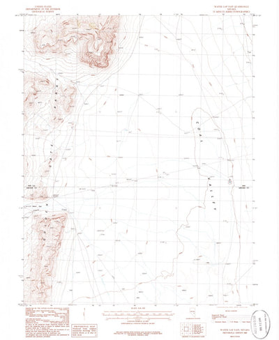 United States Geological Survey Water Gap East, NV (1985, 24000-Scale) digital map