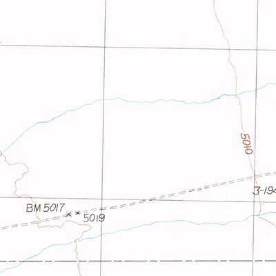 United States Geological Survey Water Gap East, NV (1985, 24000-Scale) digital map