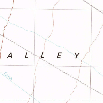 United States Geological Survey Water Gap West, NV (1985, 24000-Scale) digital map