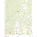 United States Geological Survey Water Hollow Ridge, UT (2020, 24000-Scale) digital map