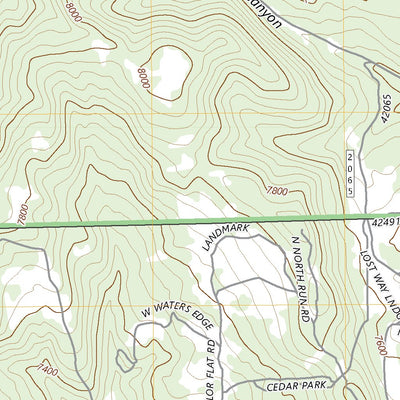 United States Geological Survey Water Hollow Ridge, UT (2023, 24000-Scale) digital map