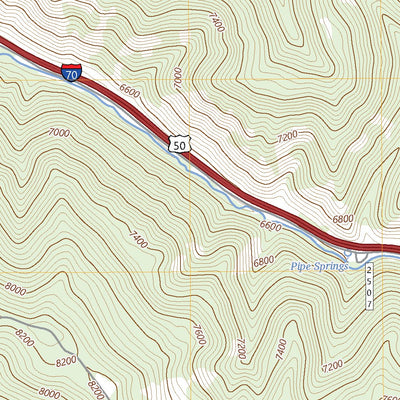 United States Geological Survey Water Hollow Ridge, UT (2023, 24000-Scale) digital map