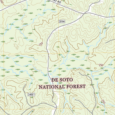 United States Geological Survey Water Oak, MS (2021, 24000-Scale) digital map