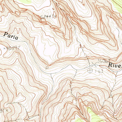 United States Geological Survey Water Pockets, AZ (1985, 24000-Scale) digital map