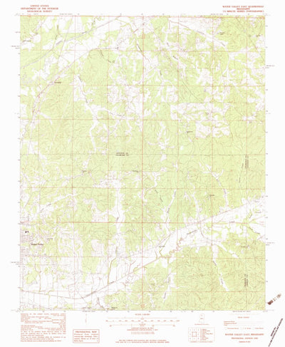 United States Geological Survey Water Valley East, MS (1983, 24000-Scale) digital map