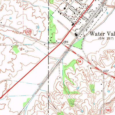 United States Geological Survey Water Valley, KY-TN (1969, 24000-Scale) digital map