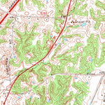 United States Geological Survey Water Valley, KY-TN (1969, 24000-Scale) digital map