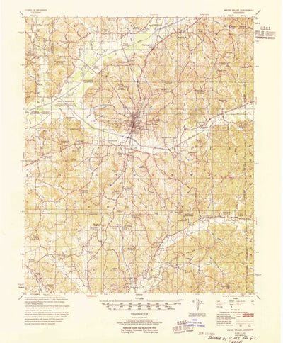 United States Geological Survey Water Valley, MS (1955, 62500-Scale) digital map