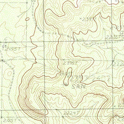 United States Geological Survey Water Valley, TX (1984, 24000-Scale) digital map