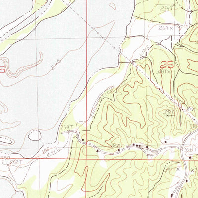 United States Geological Survey Water Valley West, MS (1954, 24000-Scale) digital map