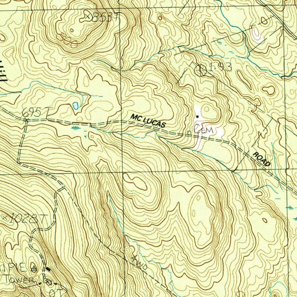 Waterboro, ME (1983, 24000-Scale) Map by United States Geological ...