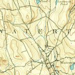 United States Geological Survey Waterbury, CT (1893, 62500-Scale) digital map